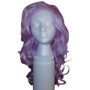 Lilac Violet Purple Curls Gothic Lolita Cosplay Wig